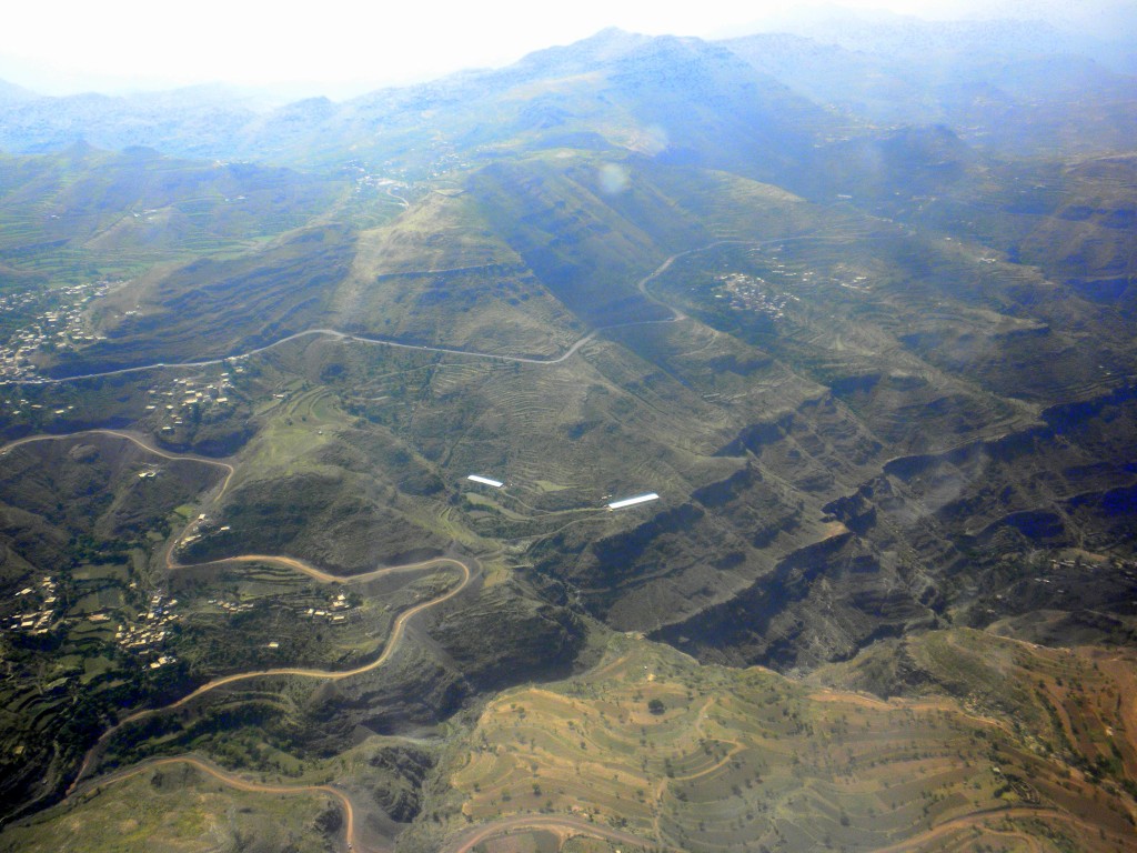 Central Yemen from the air