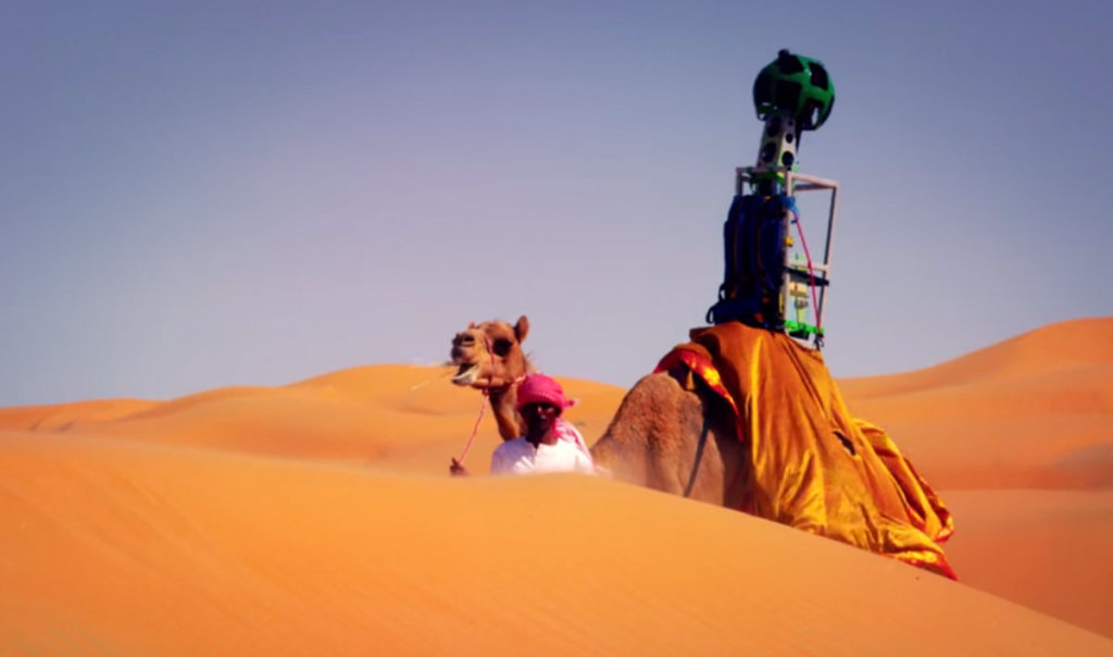 Google Street View in the Liwa desert