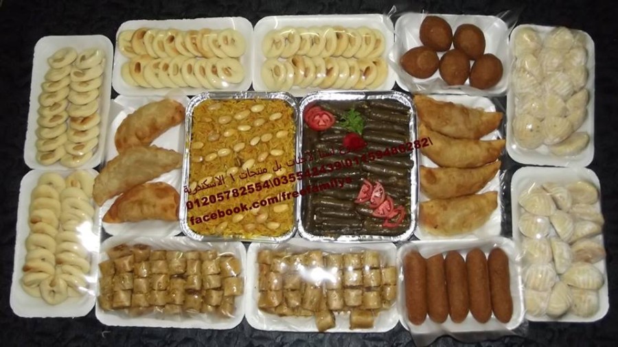 Packaged home-cooked Syrian food