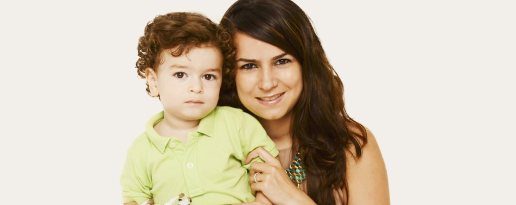 Mona Tavassoli with her son Ryan