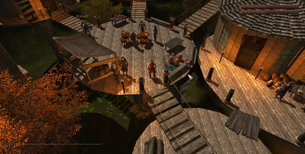A scene from the game Cedaria