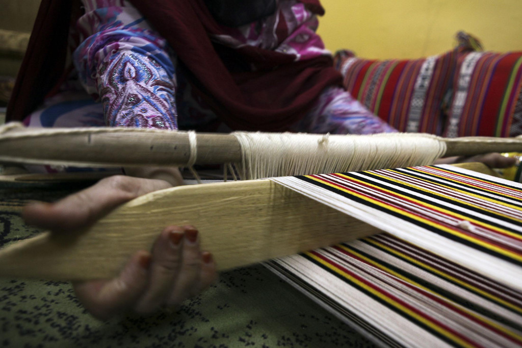 A Bedouin Weaver