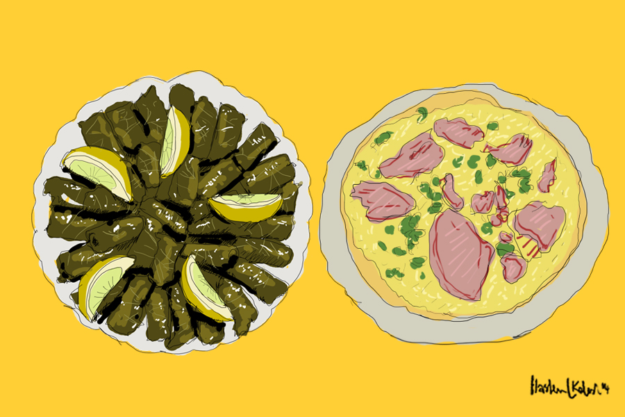 Arabic Food illustration