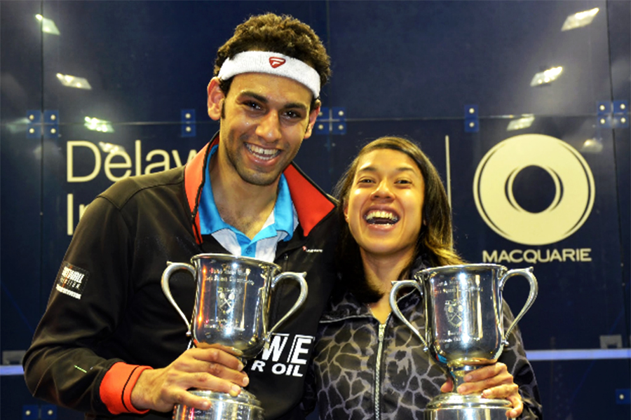 Squash player winner Mohamed Elshorbagy