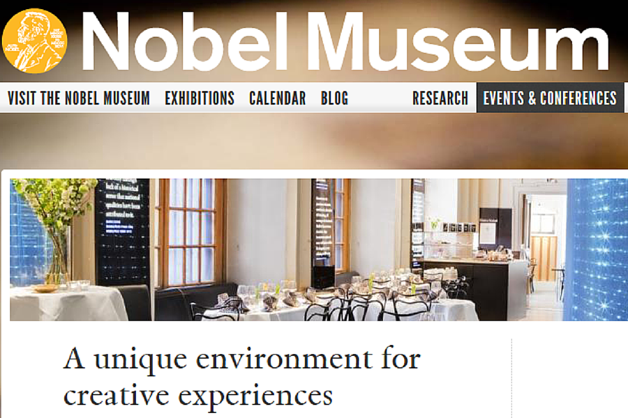 صورة من موقع متحف نوبل