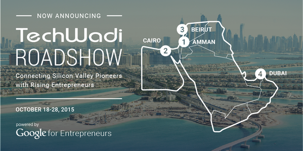 TechWadi & Google for Entrepreneurs’ MENA Roadshow – Join Now!