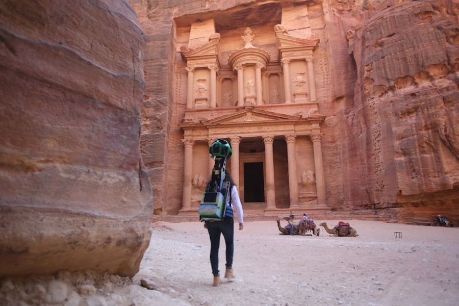 Google Street View in Petra
